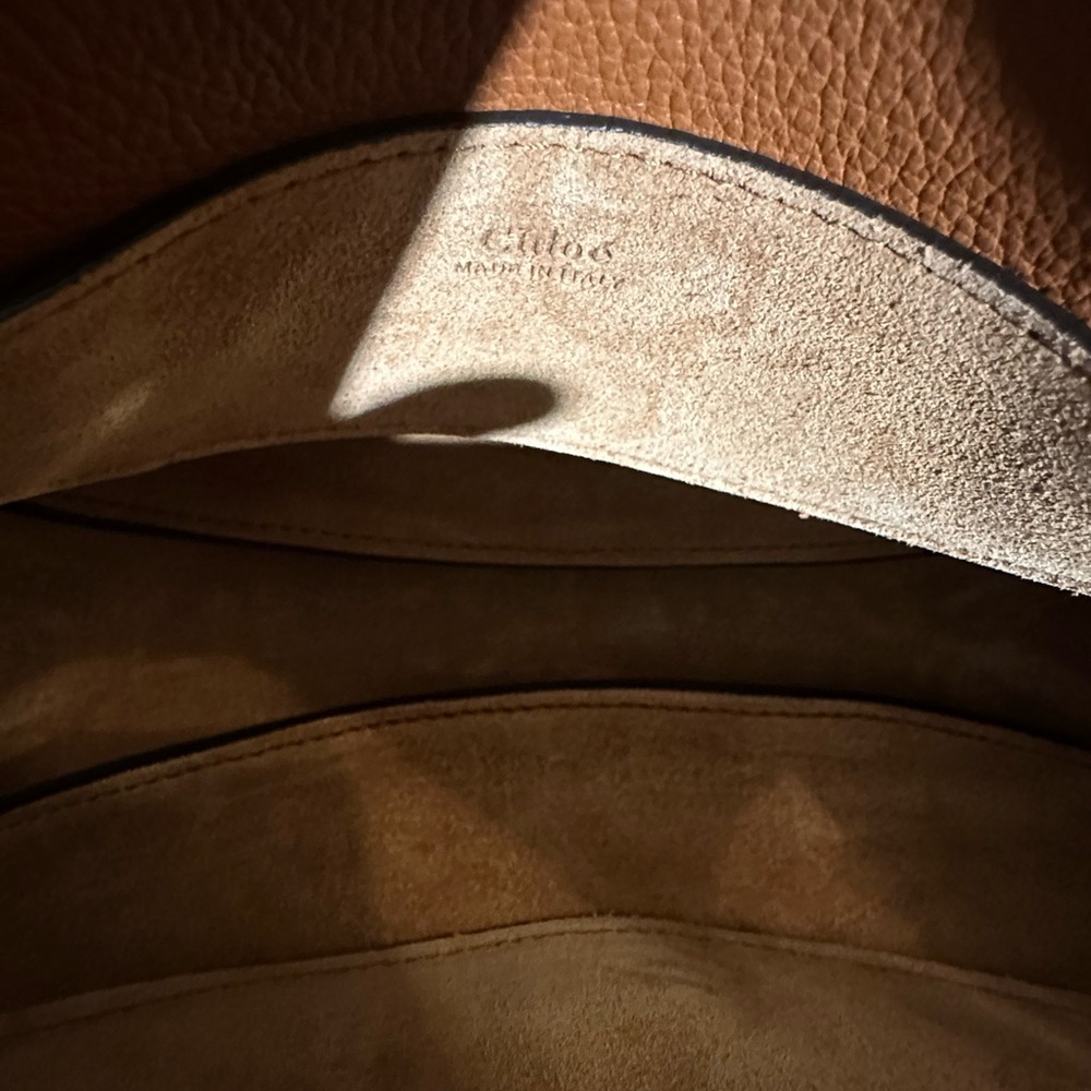 Chloé Tan Two Way Marcie Shoulder Bag Clutch-NWOT - Picture 14 of 16